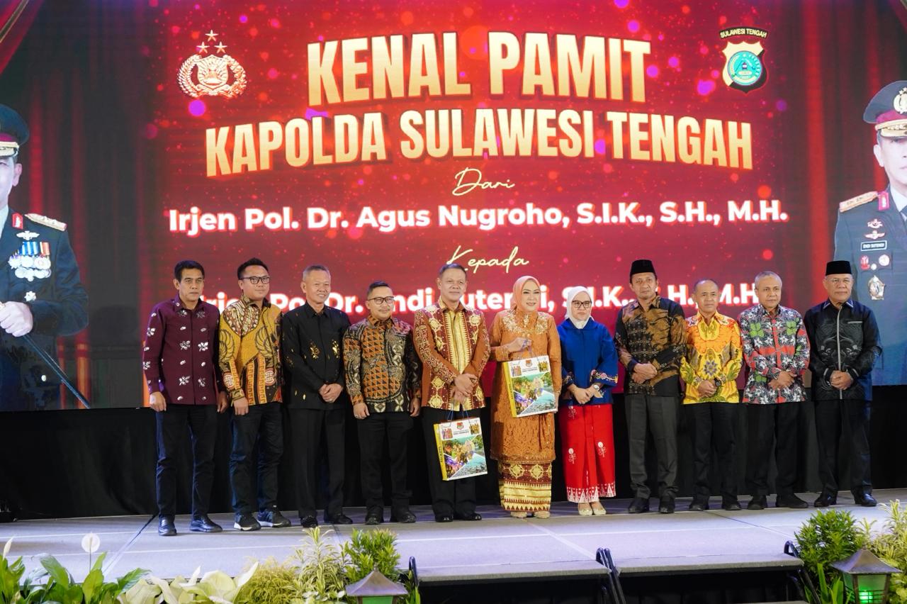 Bupati Sigi Hadiri Acara Pisah Sambut Kapolda Sulawesi Tengah