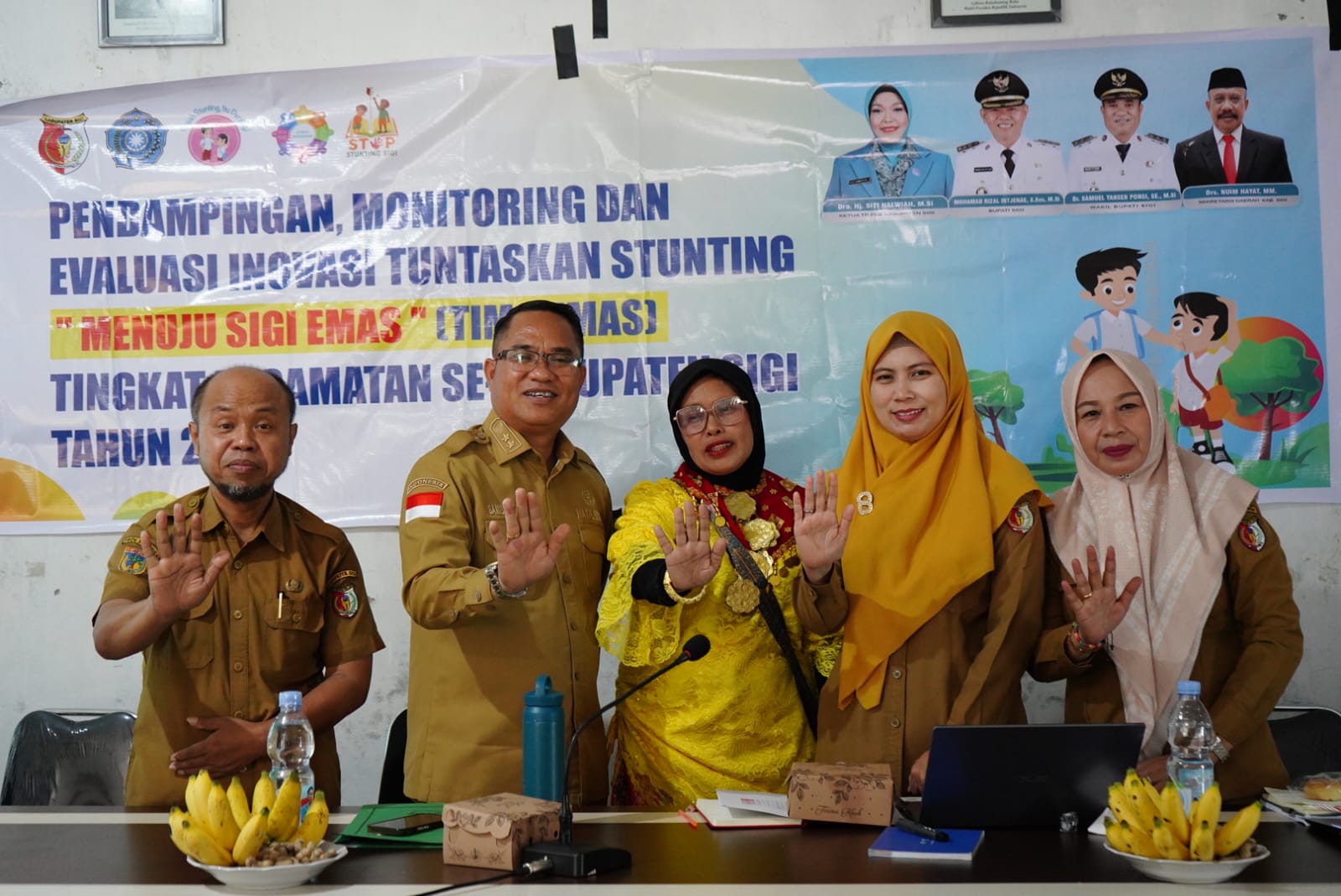 Wabup Sigi Membuka Kegiatan Pendampingan Kegiatan Stunting di Desa Luku